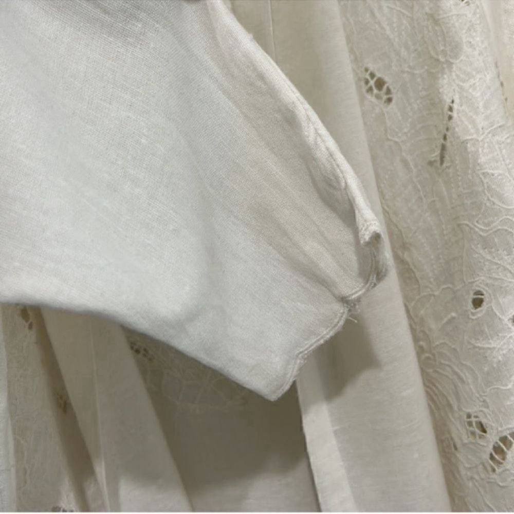 Free People White Crotchet/Lace Open Front
Cardigan(Size Medium) - Picture 9 of 11